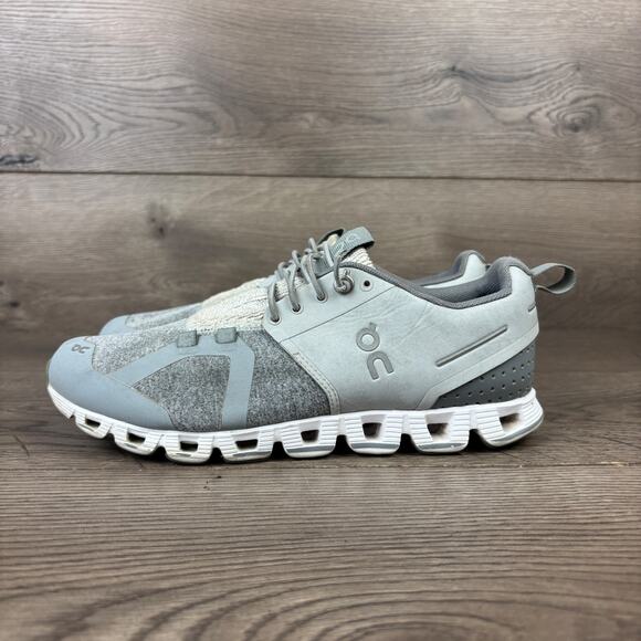 On Cloud 5 Terry Running Shoes Women's 6.5 Gray Glacier Lunar Athletic Sneakers - Picture 7 of 14